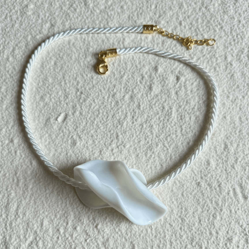 Collana pendente Leaf - CretArte