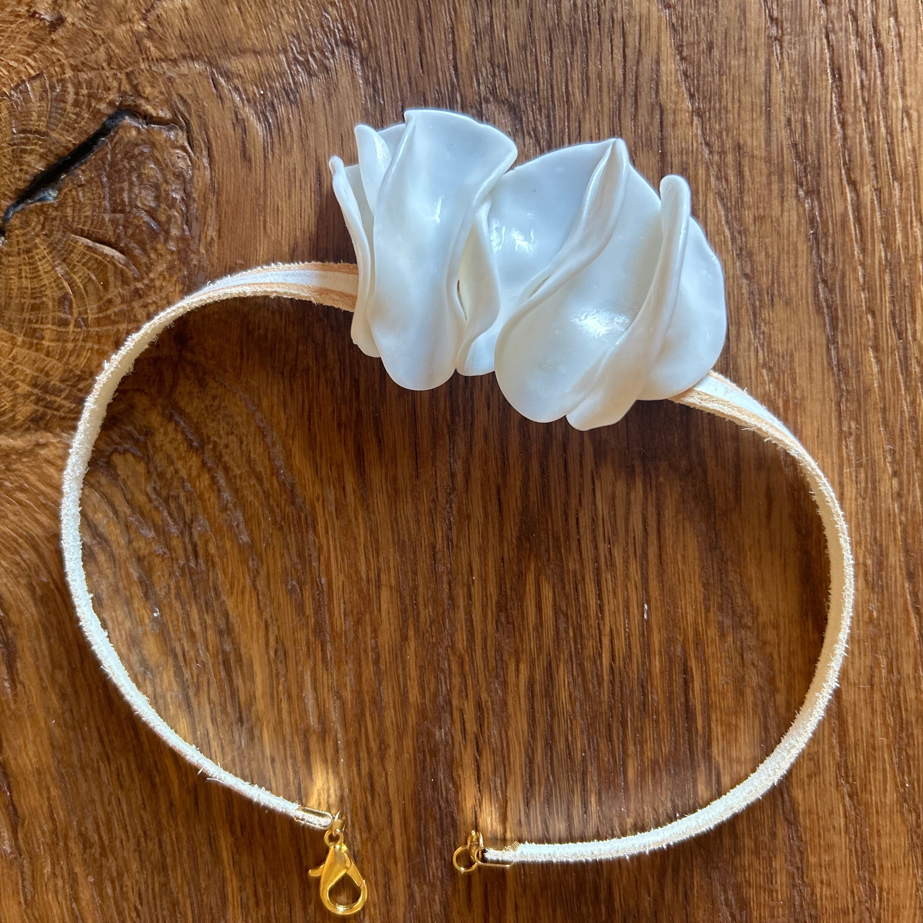 Collana girocollo Anima e cuoio