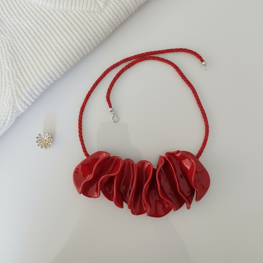 Collana Nuvole Rosse - CretArte
