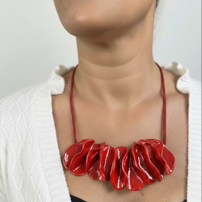 Collana Nuvole Rosse - CretArte