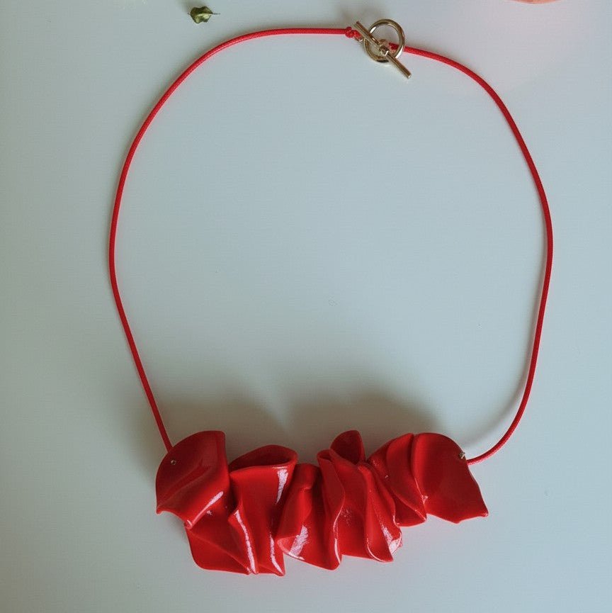 Collana Aria di Creta Rossa - CretArte