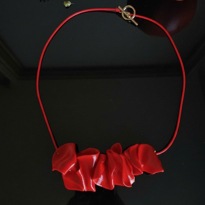 Collana Aria di Creta Rossa - CretArte