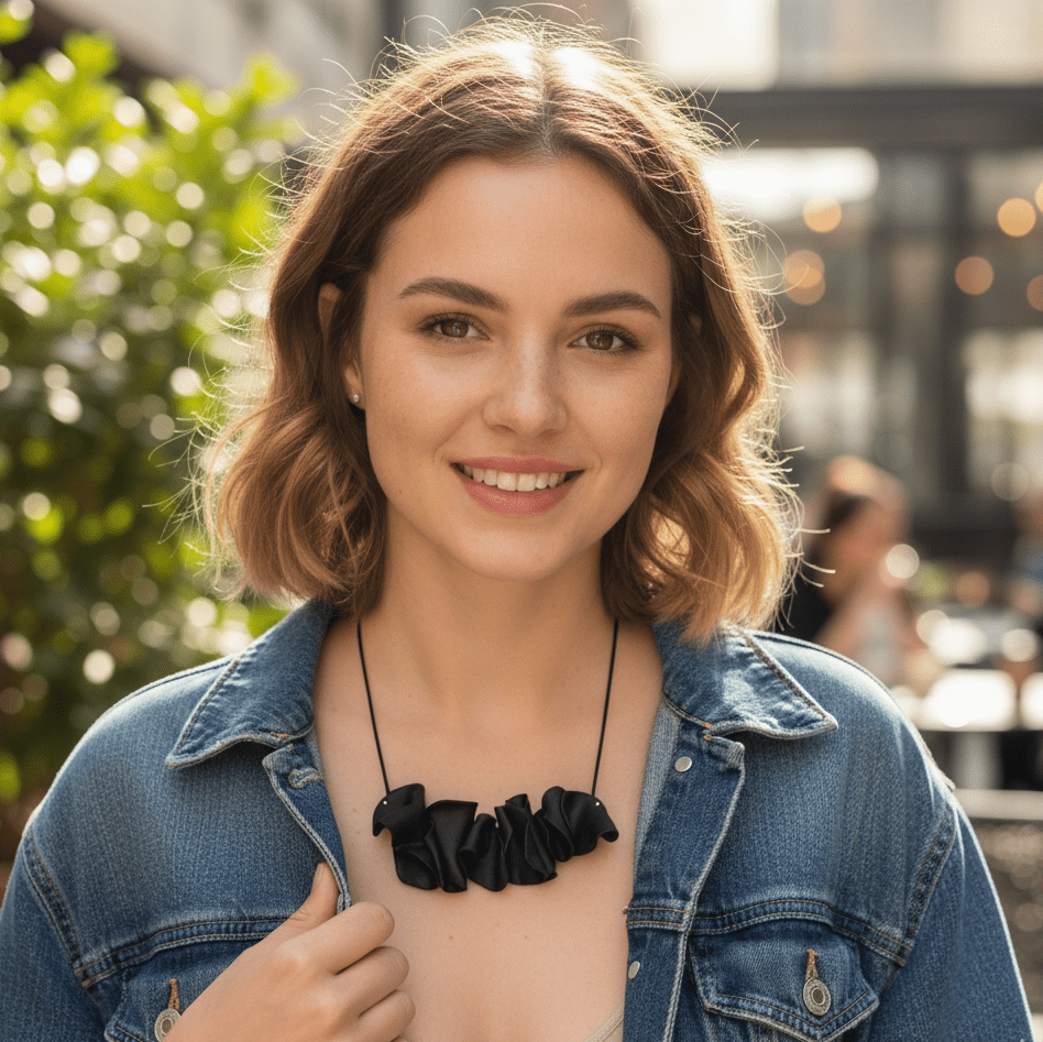 Collana Aria di Creta Nera - CretArte