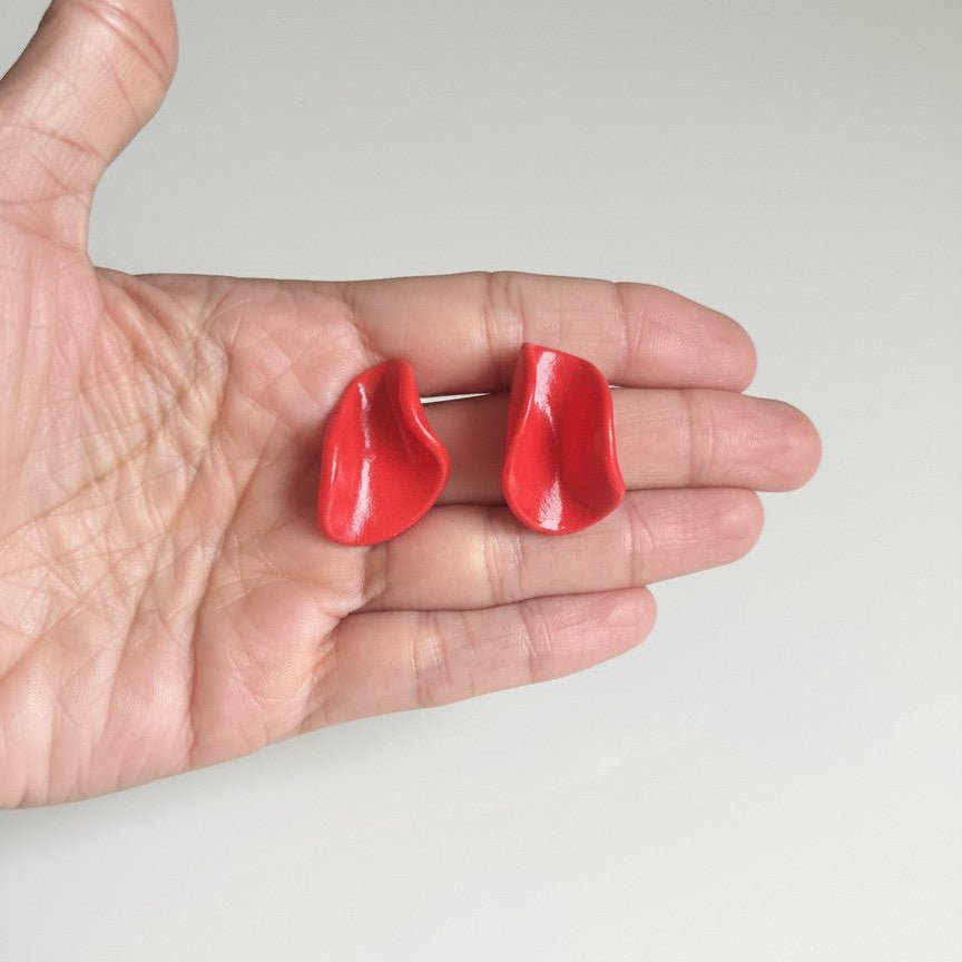 Orecchini Pendenti Sospiri Rossi - CretArte