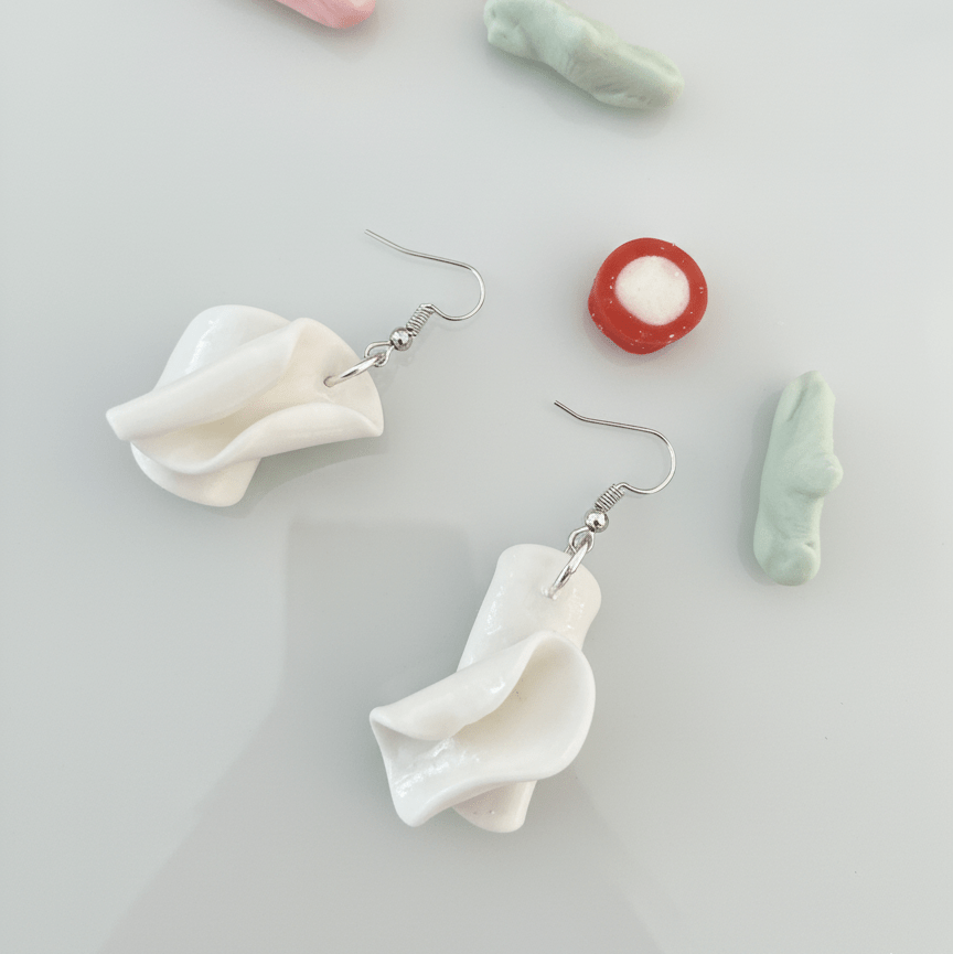 Orecchini Pendenti Vento Argilla Polimerica - CretArte - CretArte