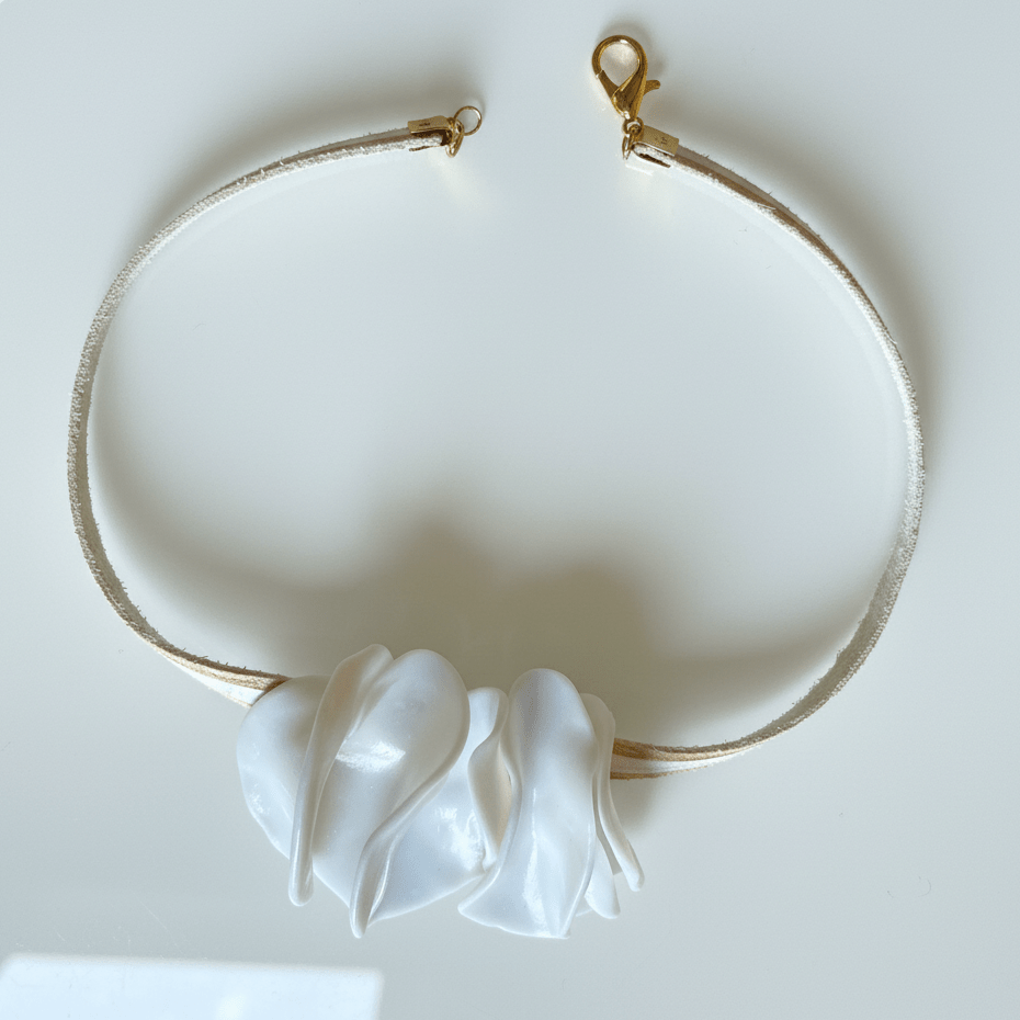 Collana girocollo Anima e Cuoio - CretArte