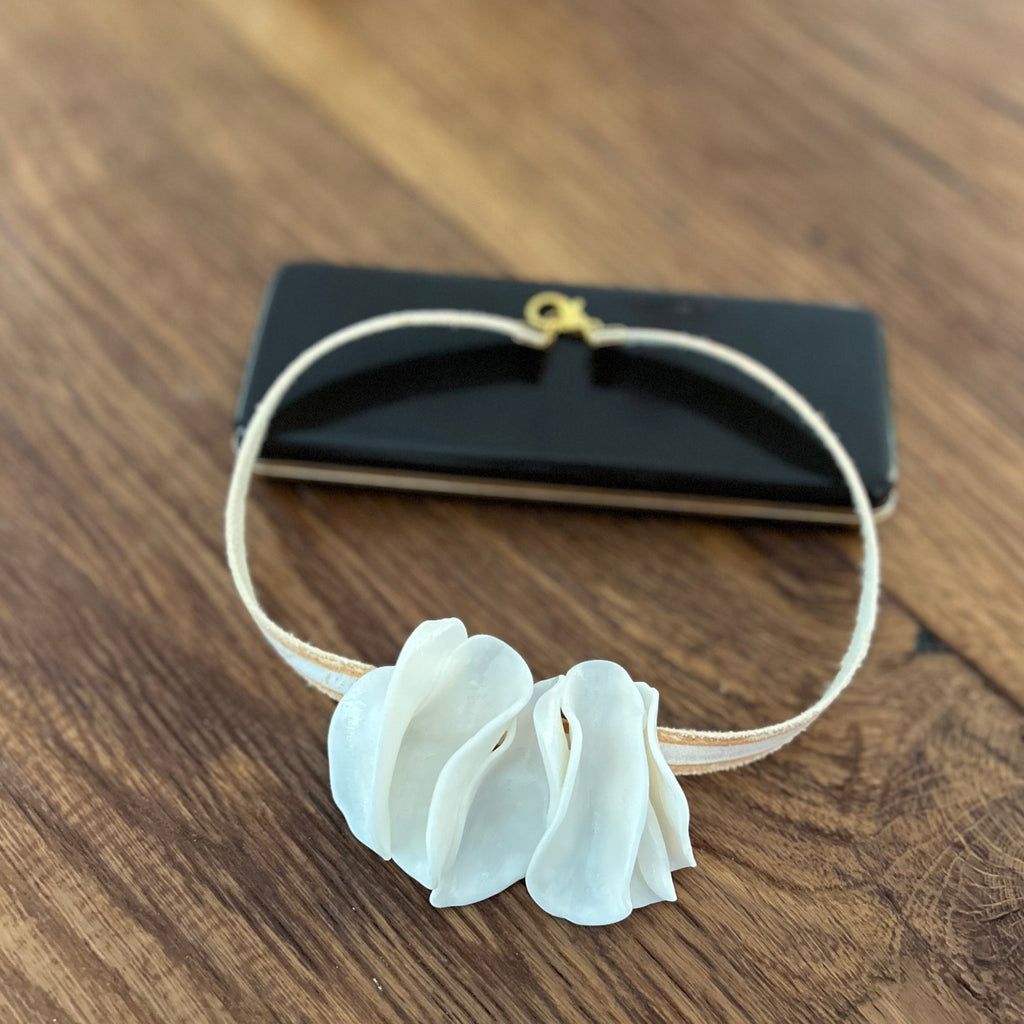 Collana girocollo Anima e cuoio