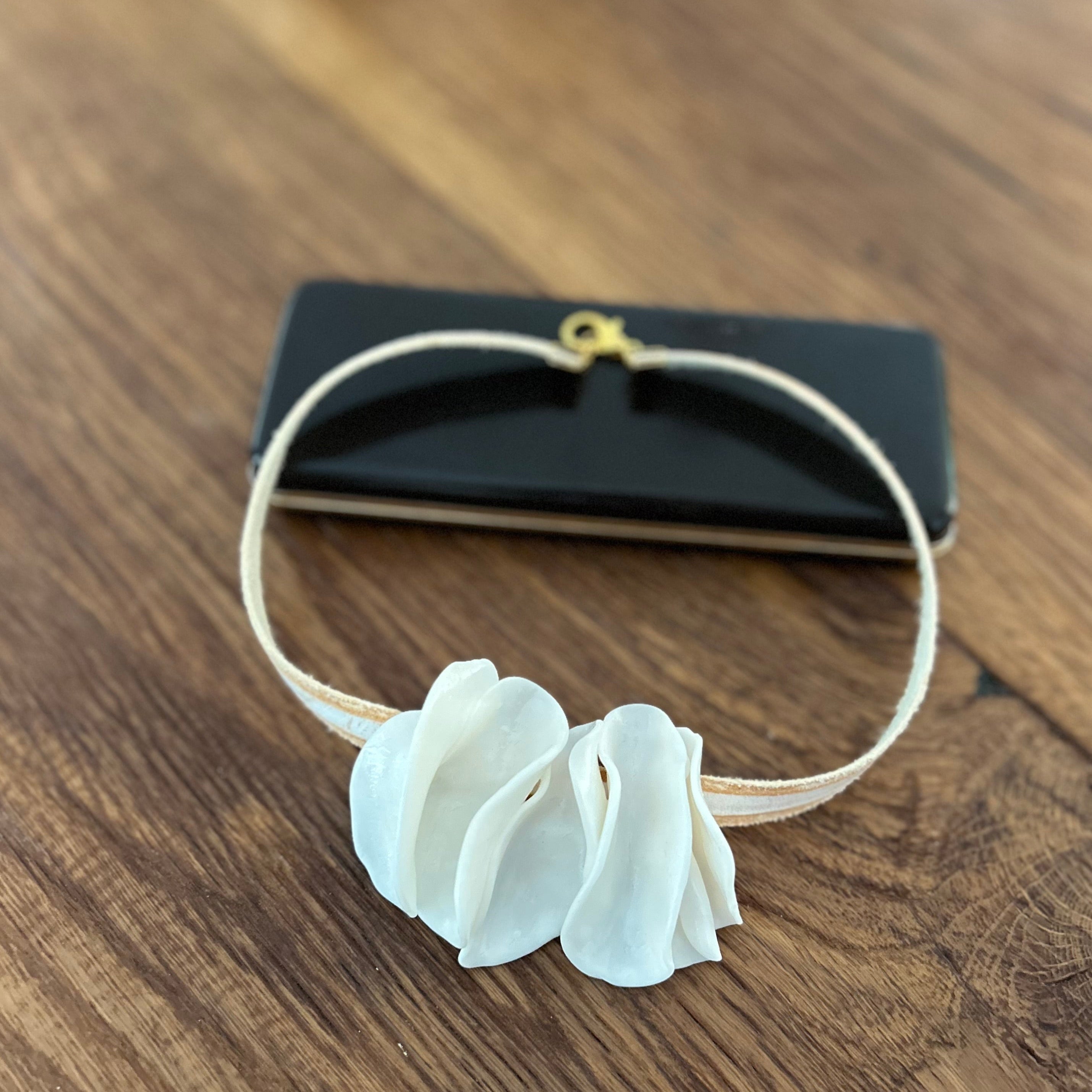 Collana girocollo Anima e cuoio